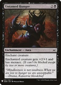 Untamed Hunger - The List Reprints - Magic: The Gathering card