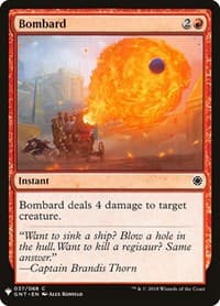 Bombard - The List Reprints - Magic: The Gathering card