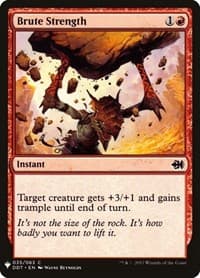 Brute Strength - The List Reprints - Magic: The Gathering card