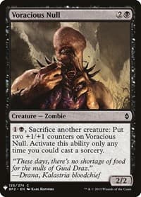 Voracious Null - The List Reprints - Magic: The Gathering card