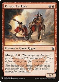 Canyon Lurkers - The List Reprints - Magic: The Gathering card