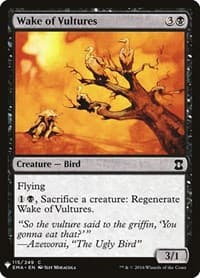 Wake of Vultures - The List Reprints - Magic: The Gathering card