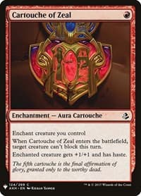 Cartouche of Zeal - The List Reprints - Magic: The Gathering card