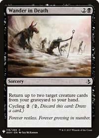 Wander in Death - The List Reprints - Magic: The Gathering card