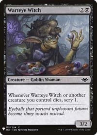 Warteye Witch - The List Reprints - Magic: The Gathering card
