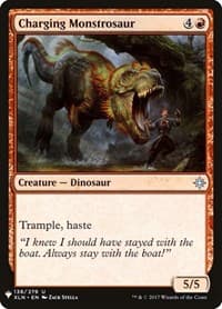 Charging Monstrosaur - The List Reprints - Magic: The Gathering card