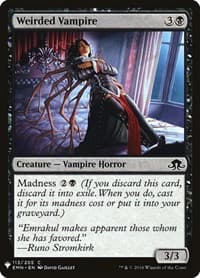 Weirded Vampire - The List Reprints - Magic: The Gathering card
