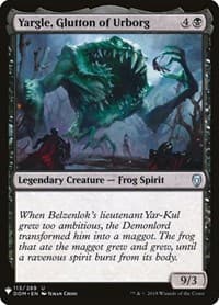Yargle, Glutton of Urborg - The List Reprints - Magic: The Gathering card