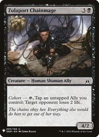 Zulaport Chainmage - The List Reprints - Magic: The Gathering card