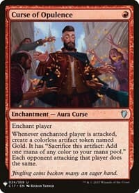 Curse of Opulence - The List Reprints - Magic: The Gathering card