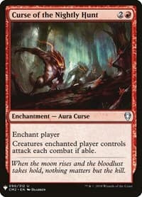 Curse of the Nightly Hunt - The List Reprints - Magic: The Gathering card