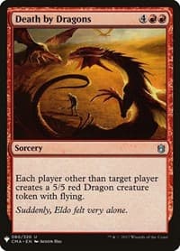 Death by Dragons - The List Reprints - Magic: The Gathering card