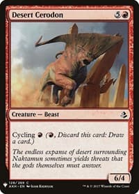 Desert Cerodon - The List Reprints - Magic: The Gathering card