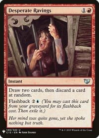 Desperate Ravings - The List Reprints - Magic: The Gathering card