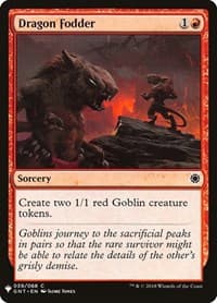Dragon Fodder (GNT) - The List Reprints - Magic: The Gathering card
