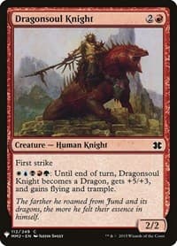 Dragonsoul Knight - The List Reprints - Magic: The Gathering card