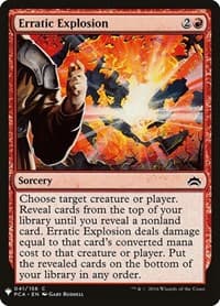 Erratic Explosion - The List Reprints - Magic: The Gathering card