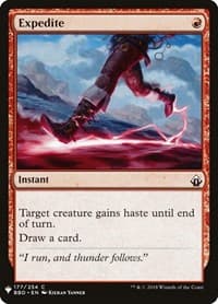 Expedite (BBD) - The List Reprints - Magic: The Gathering card