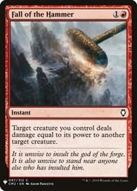 Fall of the Hammer - The List Reprints - Magic: The Gathering card