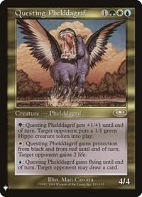 Questing Phelddagrif - The List Reprints - Magic: The Gathering card