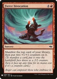 Fierce Invocation - The List Reprints - Magic: The Gathering card