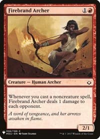 Firebrand Archer - The List Reprints - Magic: The Gathering card