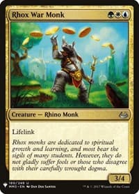 Rhox War Monk - The List Reprints - Magic: The Gathering card