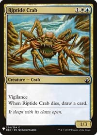 Riptide Crab - The List Reprints - Magic: The Gathering card