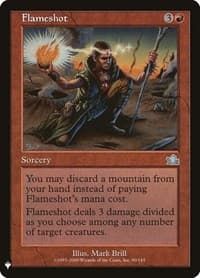 Flameshot - The List Reprints - Magic: The Gathering card