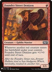 Foundry Street Denizen - The List Reprints - Magic: The Gathering card