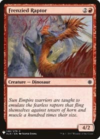 Frenzied Raptor - The List Reprints - Magic: The Gathering card