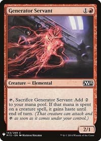 Generator Servant - The List Reprints - Magic: The Gathering card