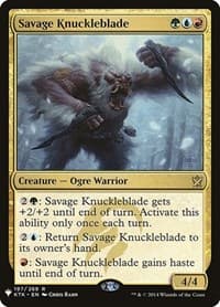 Savage Knuckleblade - The List Reprints - Magic: The Gathering card