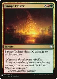 Savage Twister - The List Reprints - Magic: The Gathering card