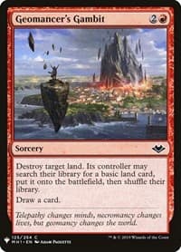 Geomancer's Gambit - The List Reprints - Magic: The Gathering card