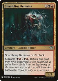 Shambling Remains - The List Reprints - Magic: The Gathering card