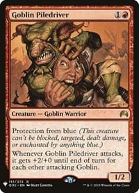 Goblin Piledriver - The List Reprints - Magic: The Gathering card
