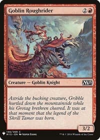 Goblin Roughrider - The List Reprints - Magic: The Gathering card
