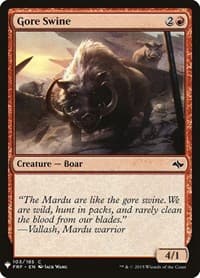 Gore Swine - The List Reprints - Magic: The Gathering card