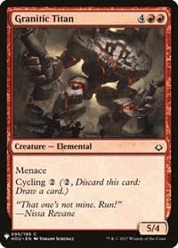 Granitic Titan - The List Reprints - Magic: The Gathering card