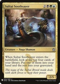 Sultai Soothsayer - The List Reprints - Magic: The Gathering card