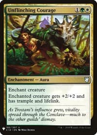 Unflinching Courage - The List Reprints - Magic: The Gathering card