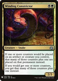 Winding Constrictor - The List Reprints - Magic: The Gathering card