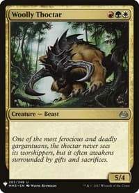 Woolly Thoctar - The List Reprints - Magic: The Gathering card