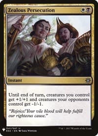Zealous Persecution - The List Reprints - Magic: The Gathering card