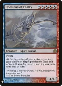 Dominus of Fealty - The List Reprints - Magic: The Gathering card