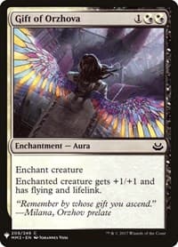 Gift of Orzhova - The List Reprints - Magic: The Gathering card