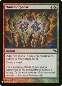 Manamorphose - The List Reprints - Magic: The Gathering card