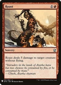 Roast - The List Reprints - Magic: The Gathering card
