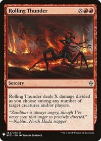 Rolling Thunder - The List Reprints - Magic: The Gathering card